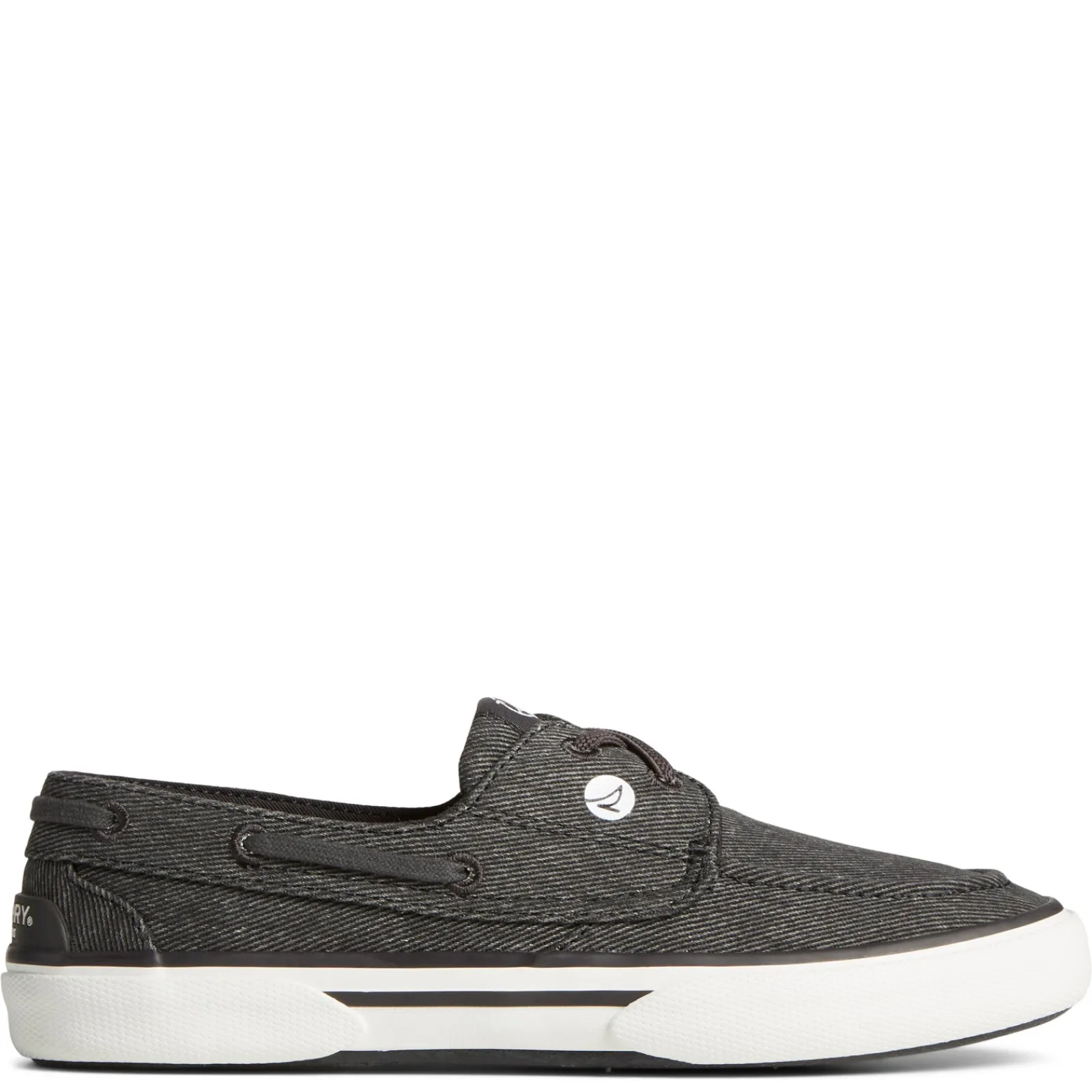 Hot Sperry Women's , Pier Wave Boat Sneaker Black
