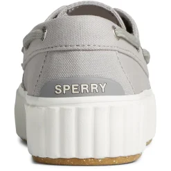 Outlet Sperry Women's , Pier Wave Boat Platform Sneaker Grey