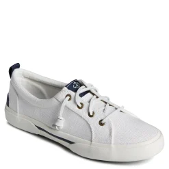 Clearance Sperry Women's , Pier Wave LTT SeaCycled Sneaker White