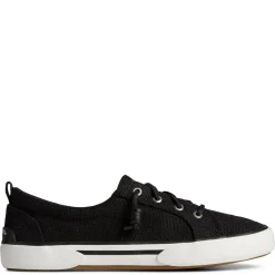 New Sperry Women's , Pier Wave LTT SeaCycled Sneaker Baja Black