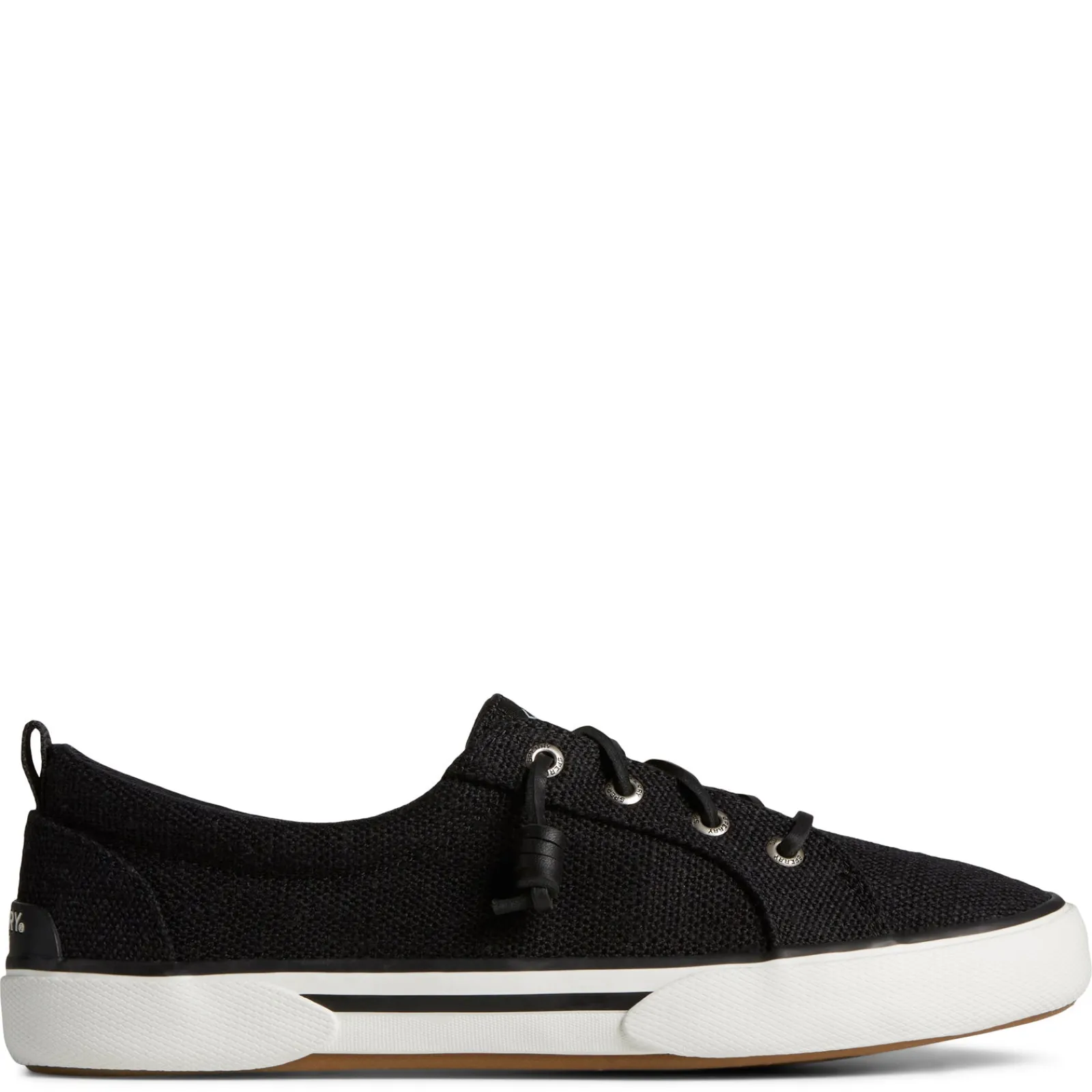 New Sperry Women's , Pier Wave LTT SeaCycled Sneaker Baja Black