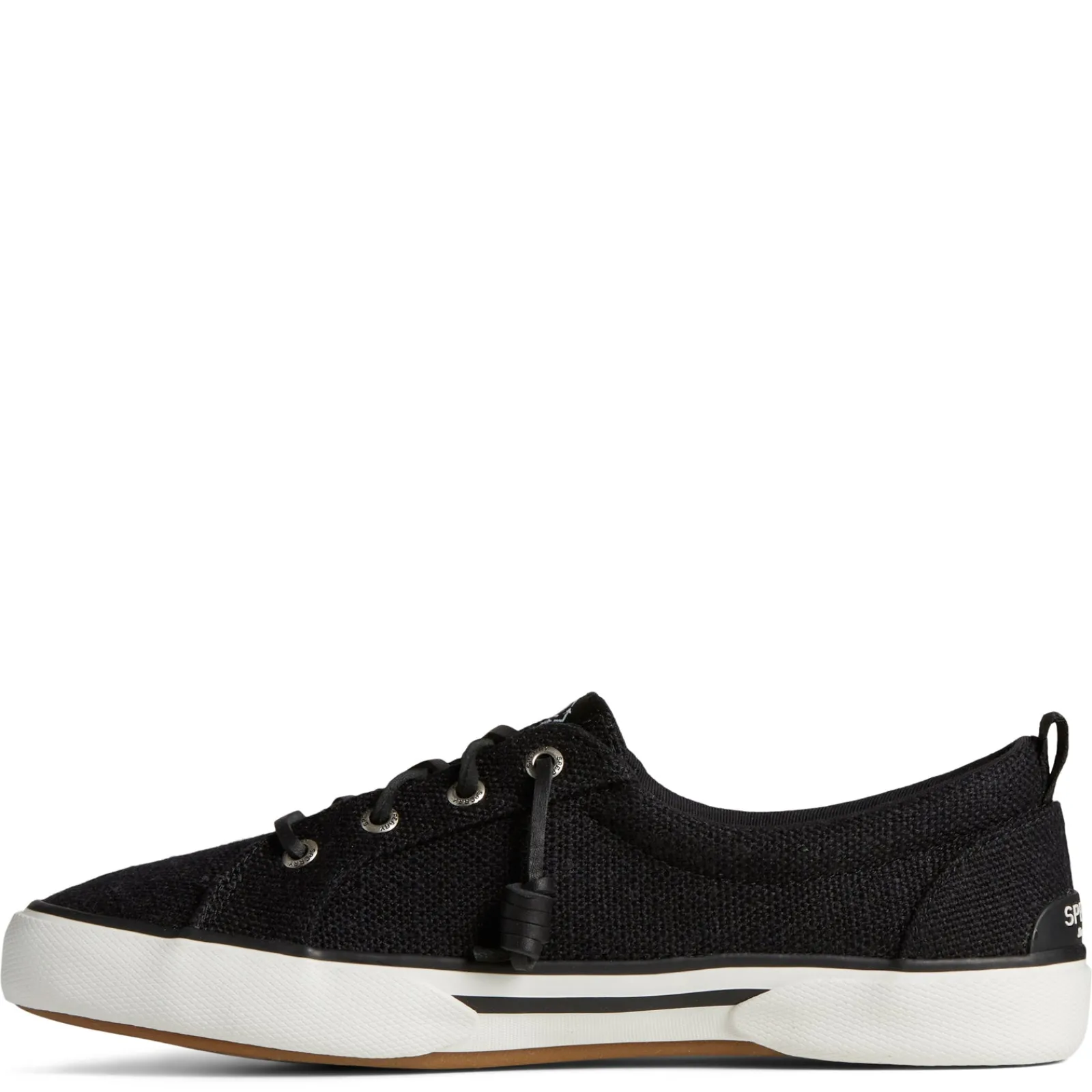 New Sperry Women's , Pier Wave LTT SeaCycled Sneaker Baja Black