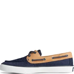 New Sperry Women's , SeaCycled Bahama II Sneaker Navy Jacquard