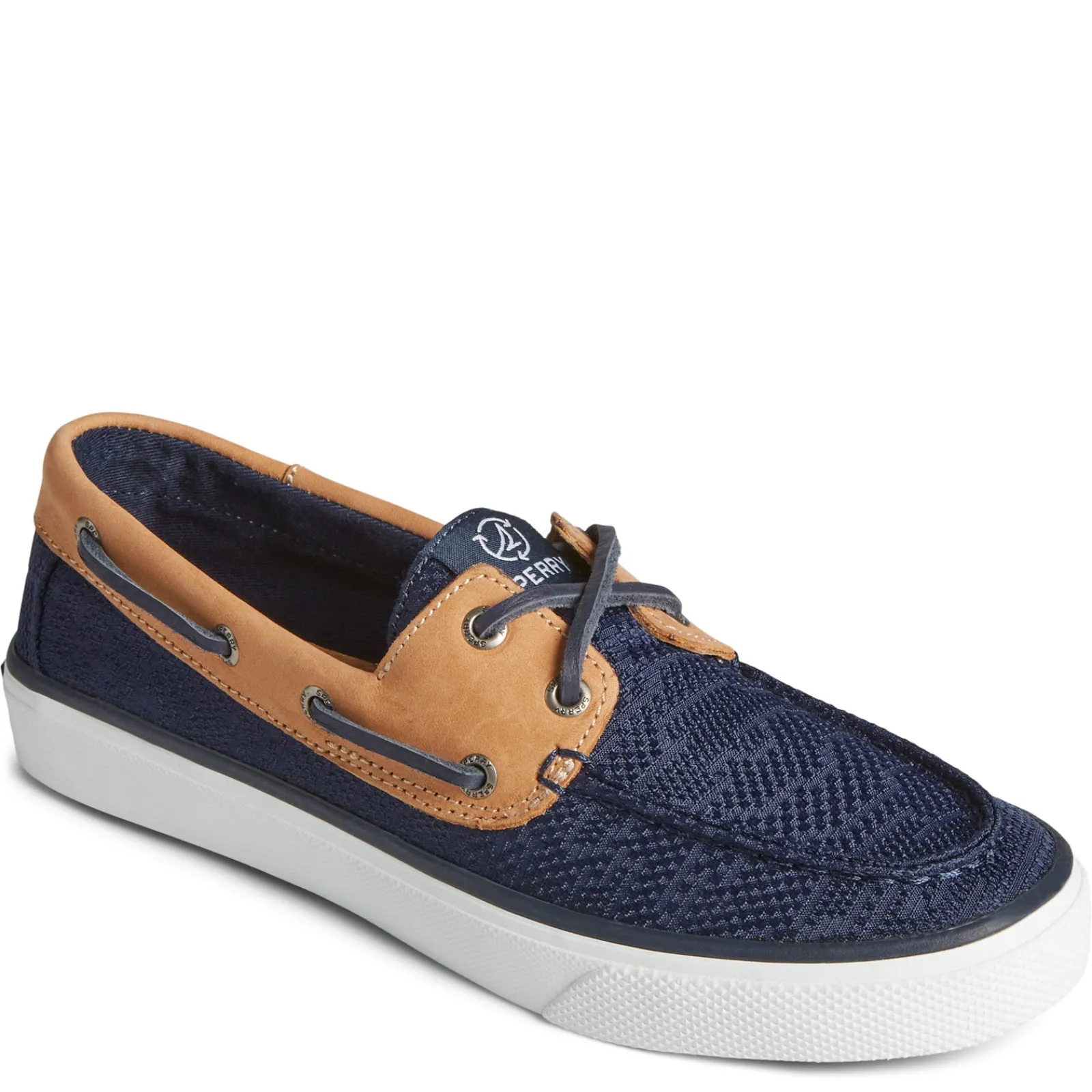 Best Sperry Women's , SeaCycled Bahama II Sneaker Navy Jacquard