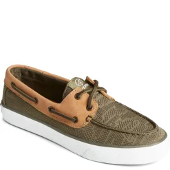 Best Sperry Women's , SeaCycled Bahama II Sneaker Olive Jacquard