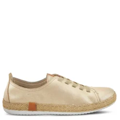 Hot Spring Step Women's , Eloya Sneaker Gold Metallic