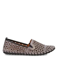 New Spring Step Women's , Flowerflow Slip-On Charcoal