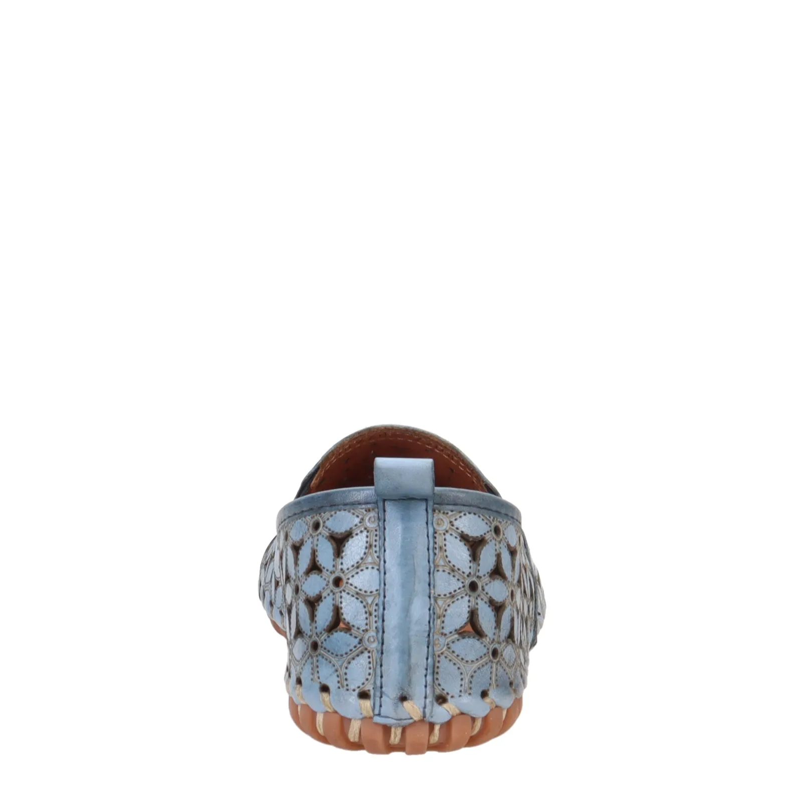 New Spring Step Women's , Flowerflow Slip-On Blue