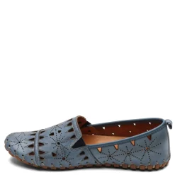 Spring Step Women's , Fusaro Slip-On Blue