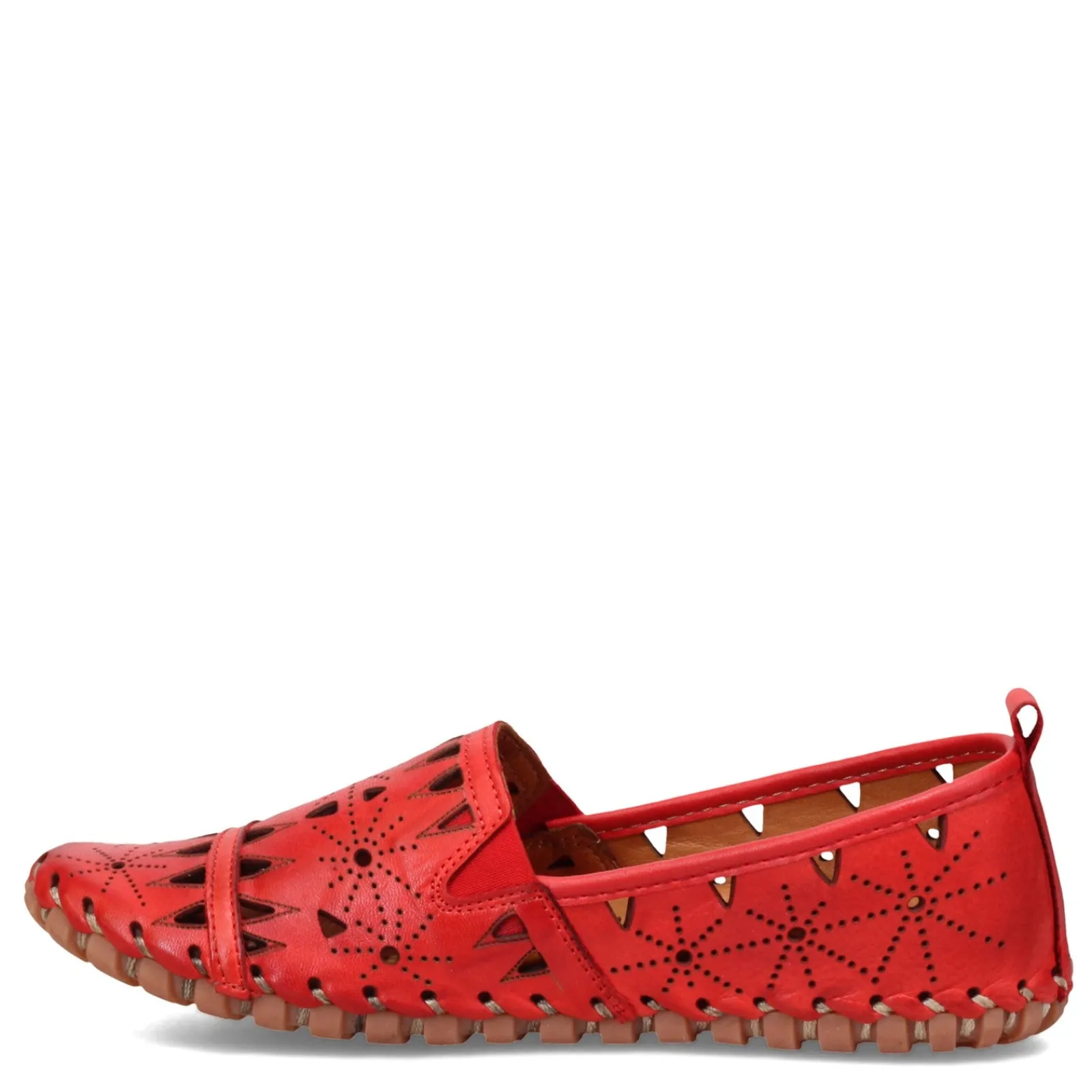 New Spring Step Women's , Fusaro Slip-On Red