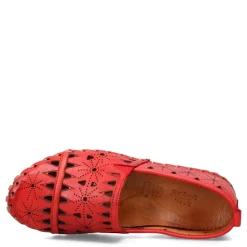 Clearance Spring Step Women's , Fusaro Slip-On Red
