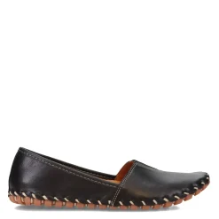 New Spring Step Women's , Kathaleta Slip-On Black Leather