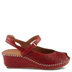 Clearance Spring Step Women's , Santonio Sandal Red
