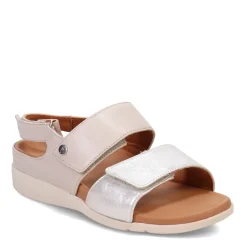 Best Strive Women's , Riviera Sandal Silver/Stone