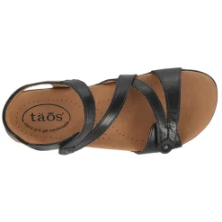Hot Taos Women's , Big Time Sandal Black