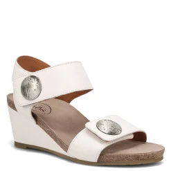 Online Taos Women's , Carousel 3 Sandal White