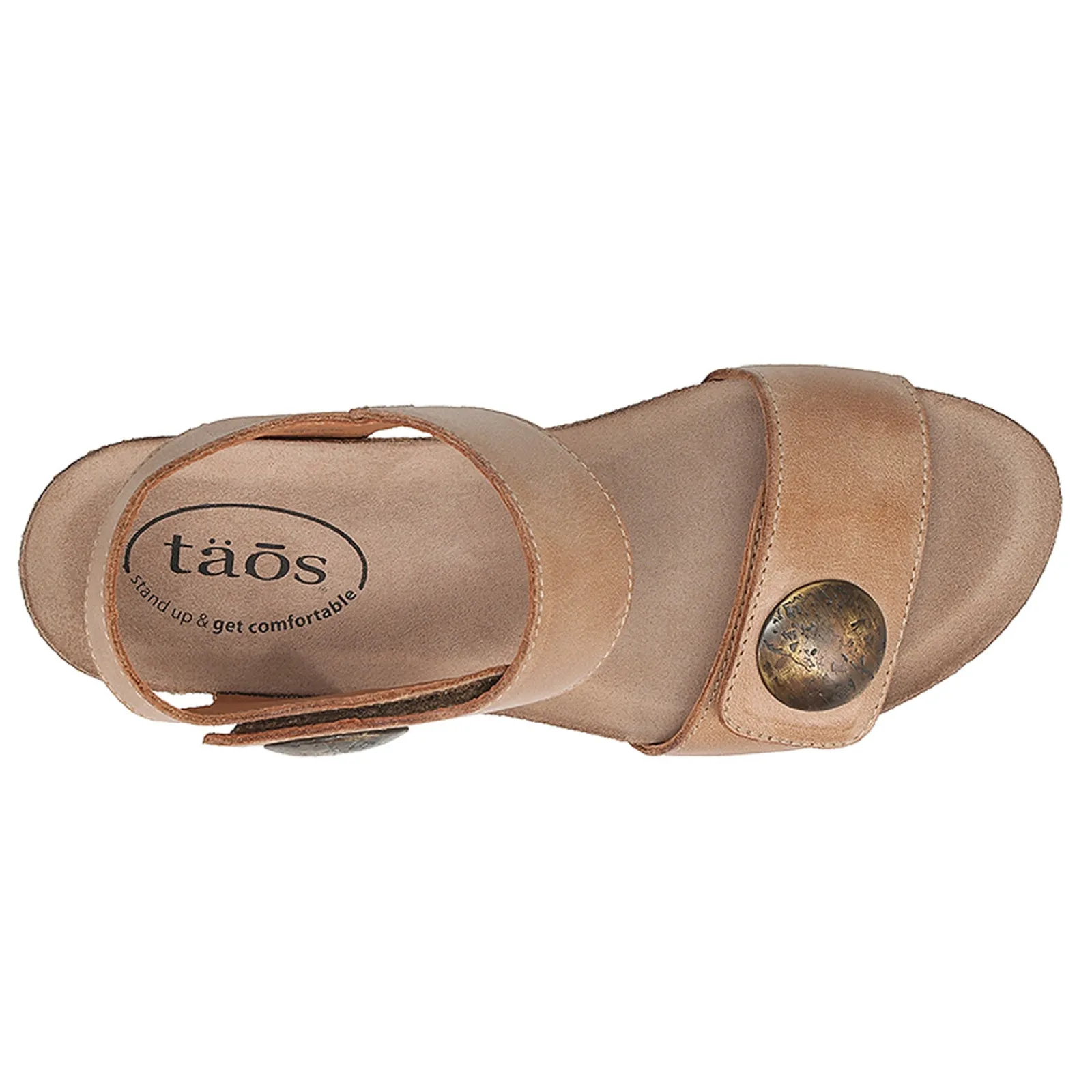 Online Taos Women's , Carousel 3 Sandal Tan