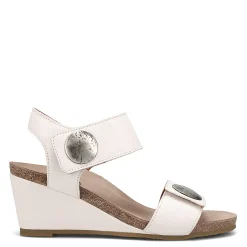 Online Taos Women's , Carousel 3 Sandal White