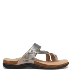 Online Taos Women's , Perfect Sandal Grey Champagne Metallic