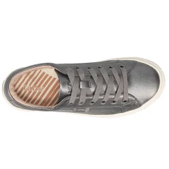 Outlet Taos Women's , Plim Soul Lux Sneaker Pewter Leather