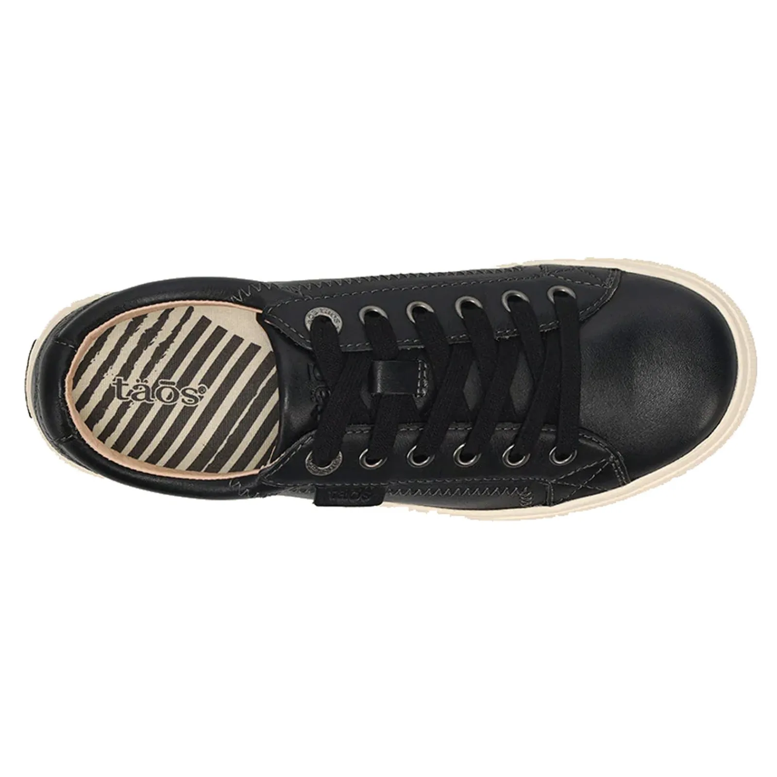 Best Taos Women's , Plim Soul Lux Sneaker Black Leather