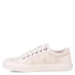 Hot Taos Women's , Plim Soul Sneaker Geo Print White Multi