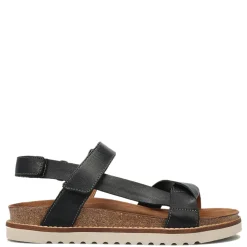 Hot Taos Women's , Sideways Sandal Black