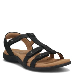 Hot Taos Women's , Trophy 2 Sandal Black Emboss