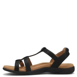 Hot Taos Women's , Trophy 2 Sandal Black Emboss