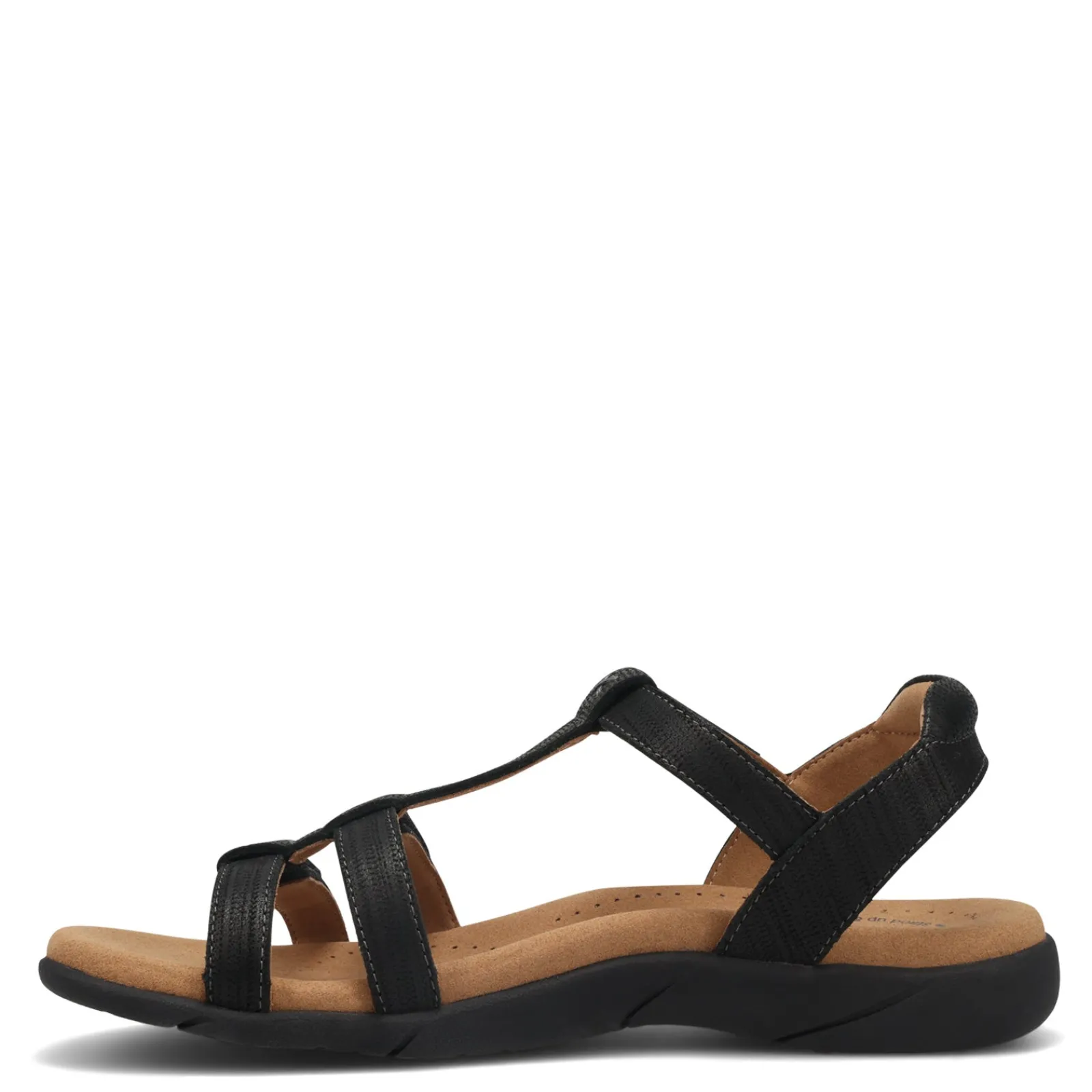 Hot Taos Women's , Trophy 2 Sandal Black Emboss