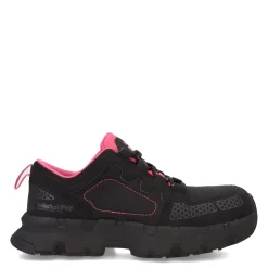 Discount Timberland Pro Women's , Powertrain EV Composite Toe Work Shoe Black/Pink