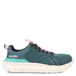 Online Timberland Pro Women's , Setra Low Comp Toe Work Shoe Green/Teal/Pink