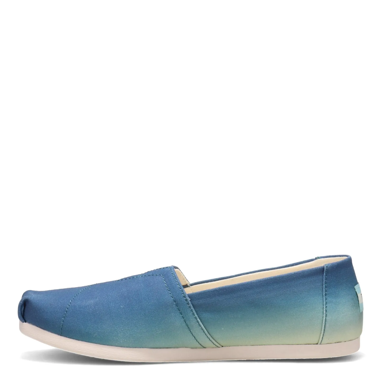Online TOMS Women's , Alpargata Eco Dye Slip-On Indigo Multi Gradient