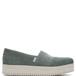 Sale TOMS Women's , Alpargata Midform Slip-On Bonsai Green