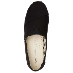 Clearance TOMS Women's , Alpargata Recycled Slip-On - Wide Width Black