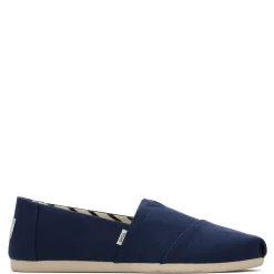 Discount TOMS Women's , Alpargata Recycled Slip-On Navy