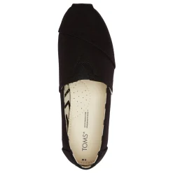 Discount TOMS Women's , Alpargata Recycled Slip-On Black/Black