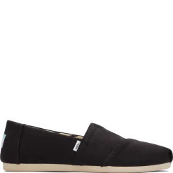 Hot TOMS Women's , Alpargata Recycled Slip-On - Wide Width Black