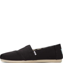 Hot TOMS Women's , Alpargata Recycled Slip-On - Wide Width Black