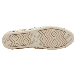 Sale TOMS Women's , Alpargata Slip-On Natural - Reindeer Print