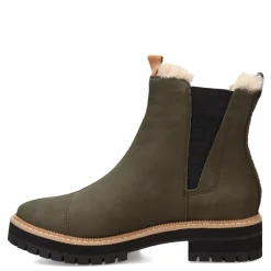 Hot TOMS Women's , Dakota Boot Olive / Faux Fur Lined