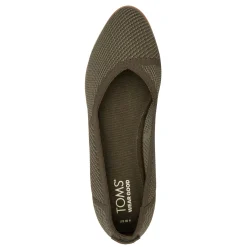 TOMS Women's , Jutti Neat Flat Olive