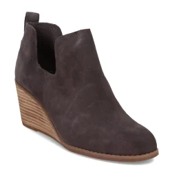 Hot TOMS Women's , Kallie Boot Pavement Grey Suede
