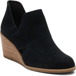 Best TOMS Women's , Kallie Cutout Boot Black Suede