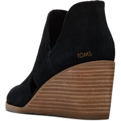Best TOMS Women's , Kallie Cutout Boot Black Suede