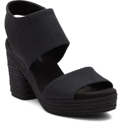Discount TOMS Women's , Majorca Platform Sandal Black Basketweave