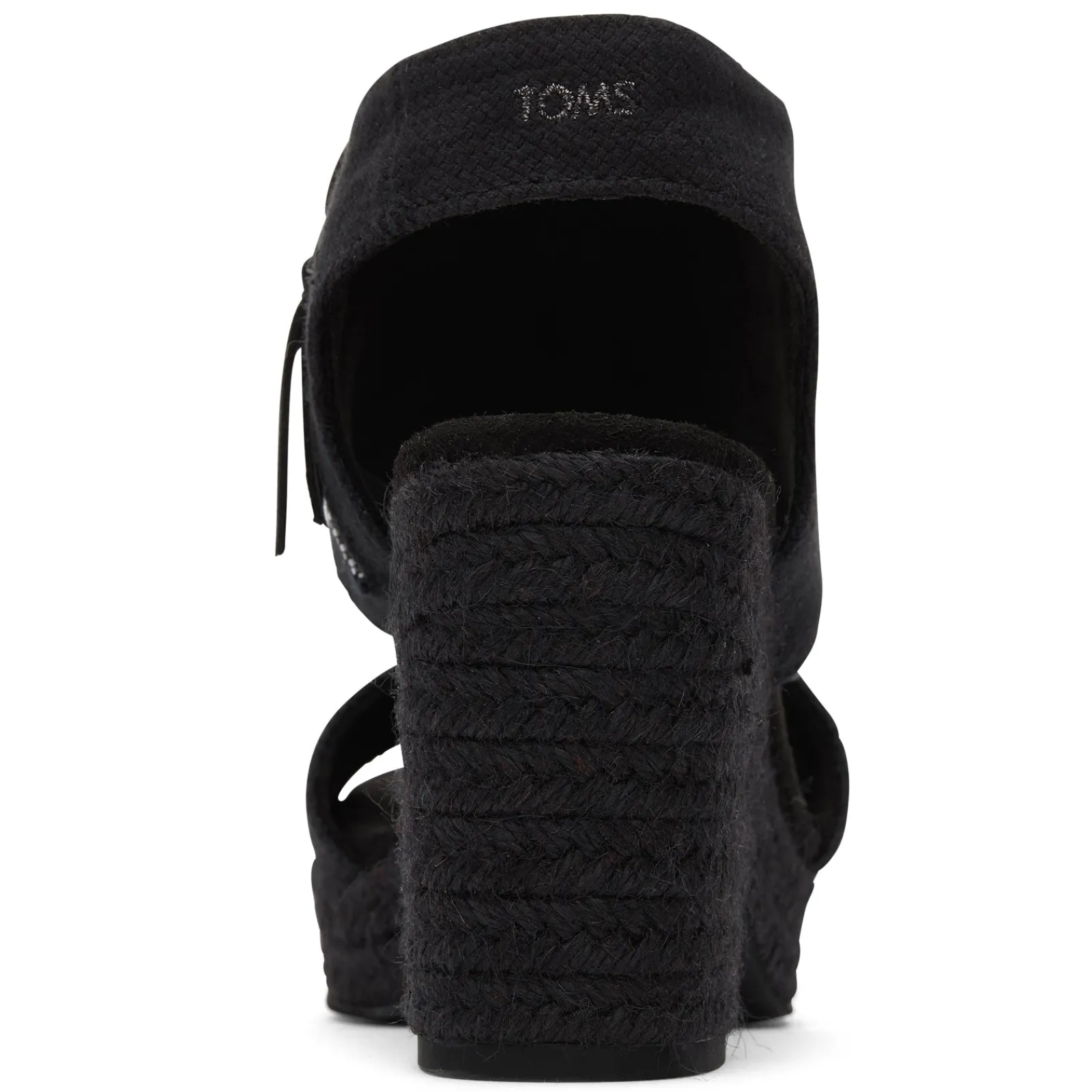 Discount TOMS Women's , Majorca Platform Sandal Black Basketweave