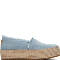 Hot TOMS Women's , Valencia Slip-On Pastel Blue