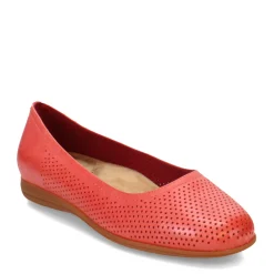 Best Trotters Women's , Darcey Flat Red Perf