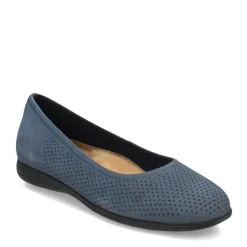 Best Trotters Women's , Darcey Flat Denim Blue